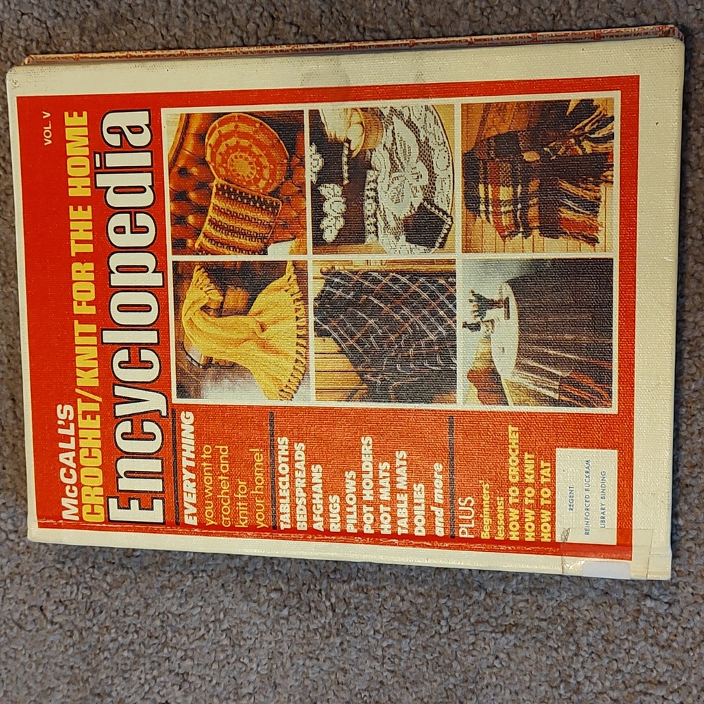 McCall’s crochet &knit encyclopedia 1978. Great for learning or ephemera, kitsch